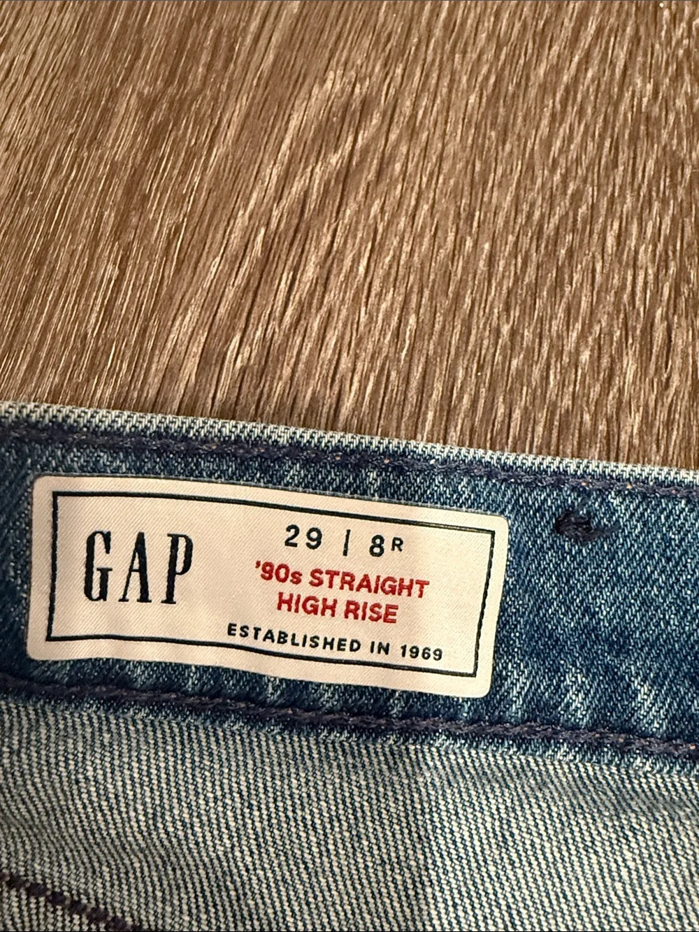 GAP Women's Straight Leg Jeans - Light Blue - Picture 6 of 11
